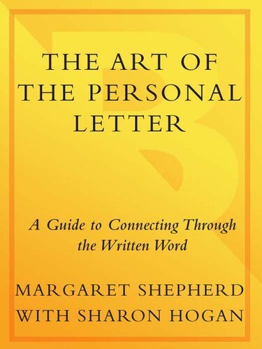 The Art Of The Personal Letter Margaret Shepherd Sharon Hogan