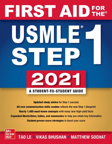 First Aid For The Usmle Step 1 2021 Tao Le