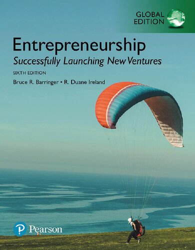 Entrepreneurship Successfully Launching New Ventures 6th Edition R Duane Ireland Bruce R Barringer