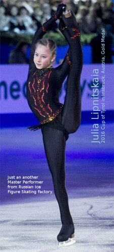 Just An Another Master Performer From Russian Ice Figure Skating Factory 1st Edition Julia Lipnitskaia