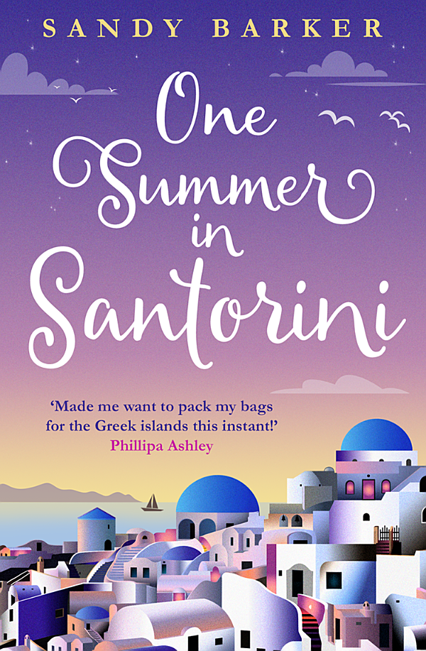 One Summer In Santorini Sandy Barker Sandy Barker