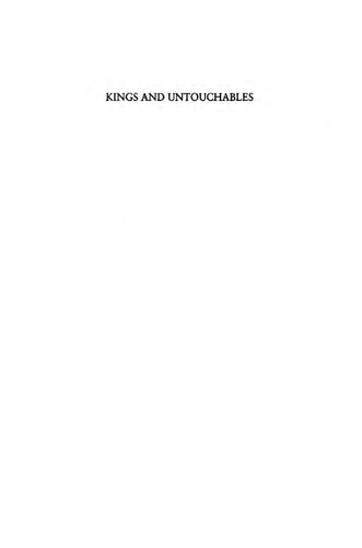 Kings And Untouchables A Study Of The Caste System In Western India Rosa Maria Perez