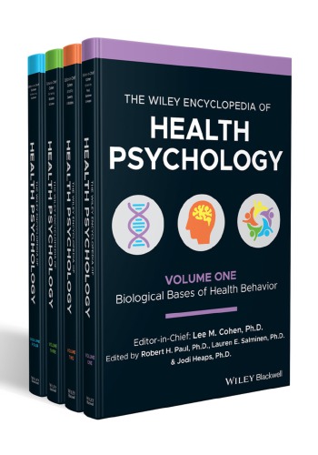 The Wiley Encyclopedia Of Health Psychology 4 Volume Set 1st Lee Cohen