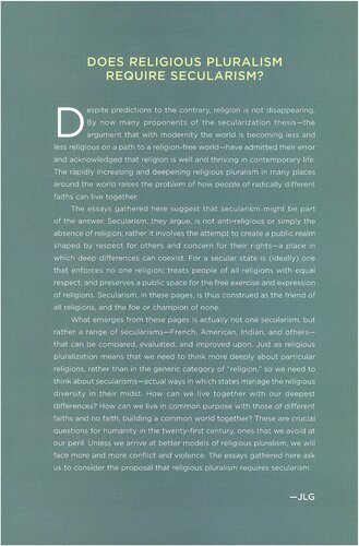 Does Religious Pluralism Require Secularism Coll