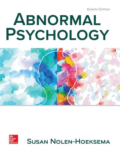 Abnormal Psychology 8th Ed 8th Edition Susan Nolenhoeksema