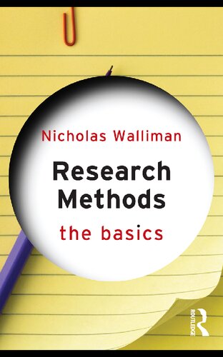 Research Methods The Basics 1 Nicholas Walliman