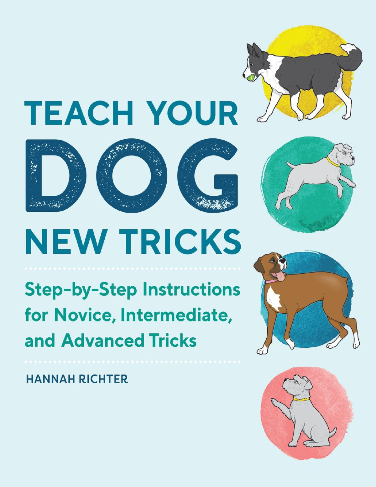 Teach Your Dog New Tricks Stepbystep Instructions For Novice Intermediate And Advanced Tricks Hannah Richter