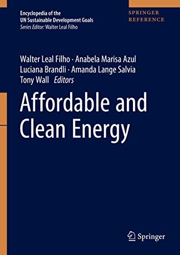 Affordable And Clean Energy Editors Leal Filho W Azul Am