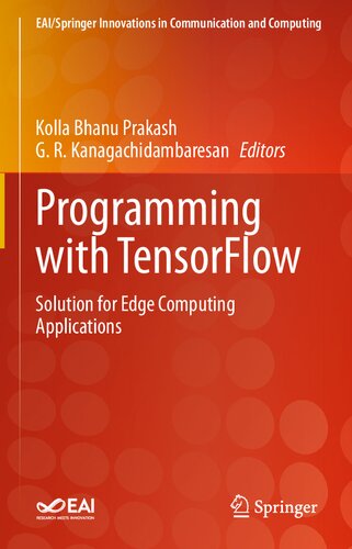 Programming With Tensorflow Kolla Bhanu Prakash G R Kanagachidambaresan