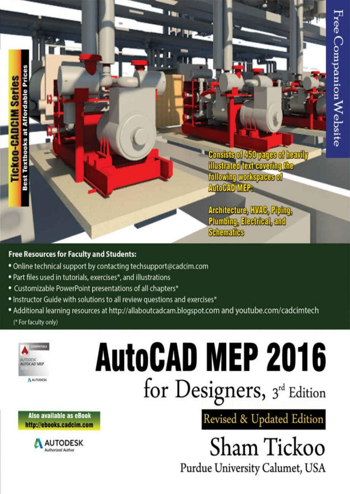 Autocad Mep 2016 For Designers 3rd Edition Sham Tickoo Prof Purdue University Cadcim Technologies