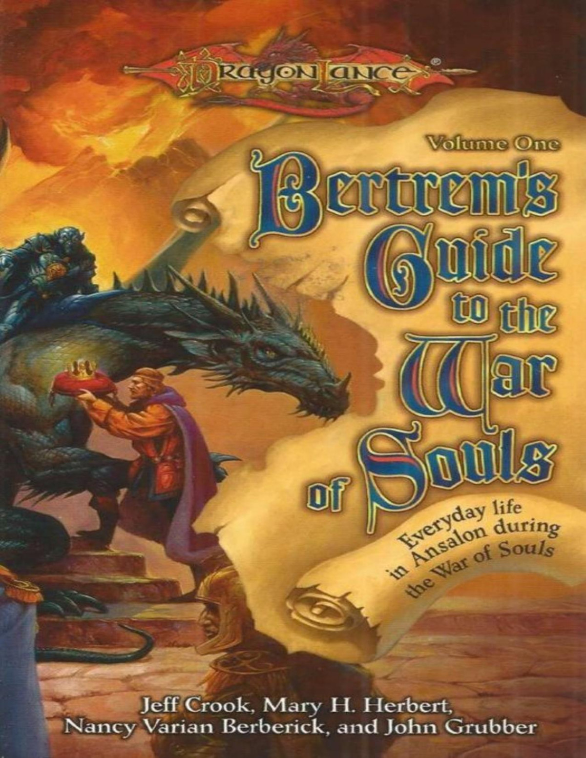 Bertrems Guide To The War Of Souls Volume I Jeff Crook Crook