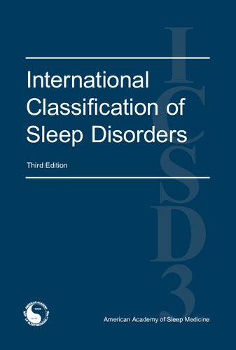 International Classification Of Sleep Disorders Third Edition Icsd3 3rd Edition Michael Sateia
