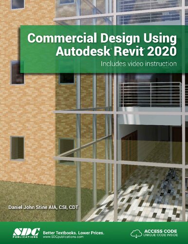 Commercial Design Using Autodesk Revit 2020 2020th Edition Daniel John Stine