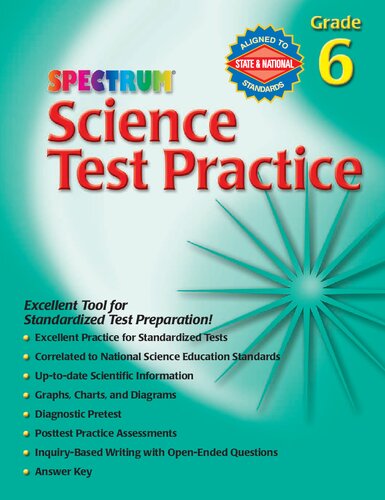 Spectrum Science Test Practice Grade 6 Spectrum