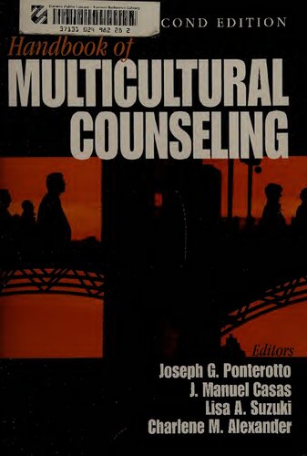 Handbook Of Multicultural Counseling Subsequent Joseph G Ponterotto Editor