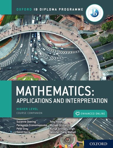 Oxford Mathematics Applications And Interpretation Higher Level Course Companion First Edition David Harris