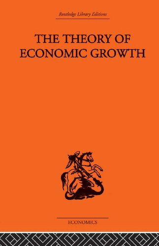 Theory Of Economic Growth 1 W Arthur Lewis