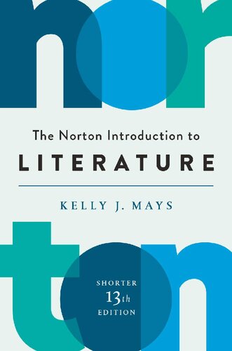 The Norton Introduction To Literature Shorten 13th Kelly J Mays