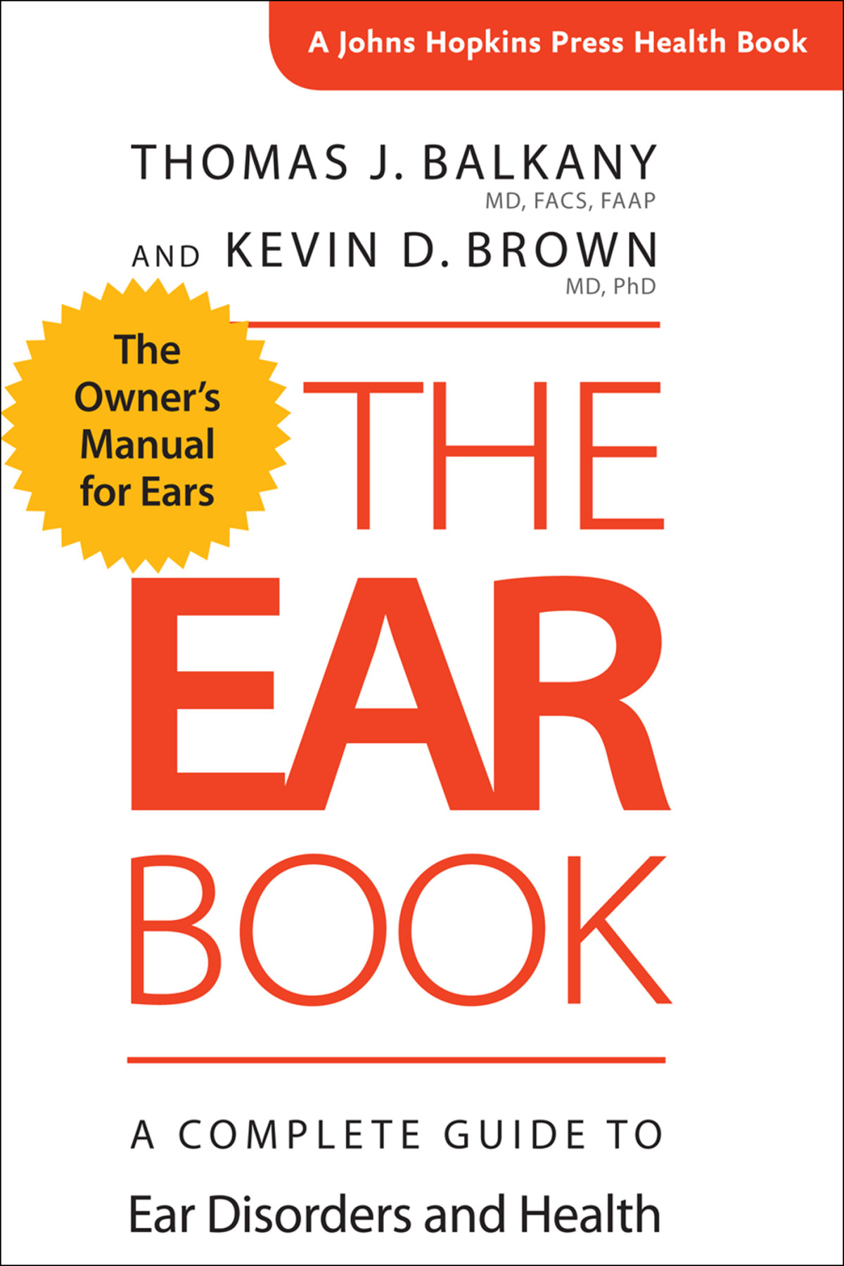The Ear Book Thomas J Balkany