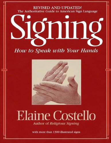Signing Elaine Costello Costello Elaine