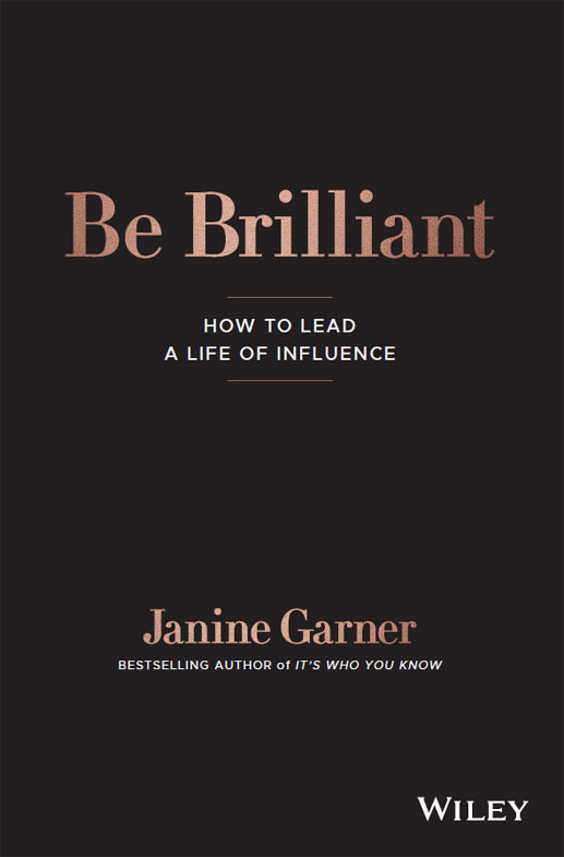 Be Brilliant Janine Garner Garner Janine