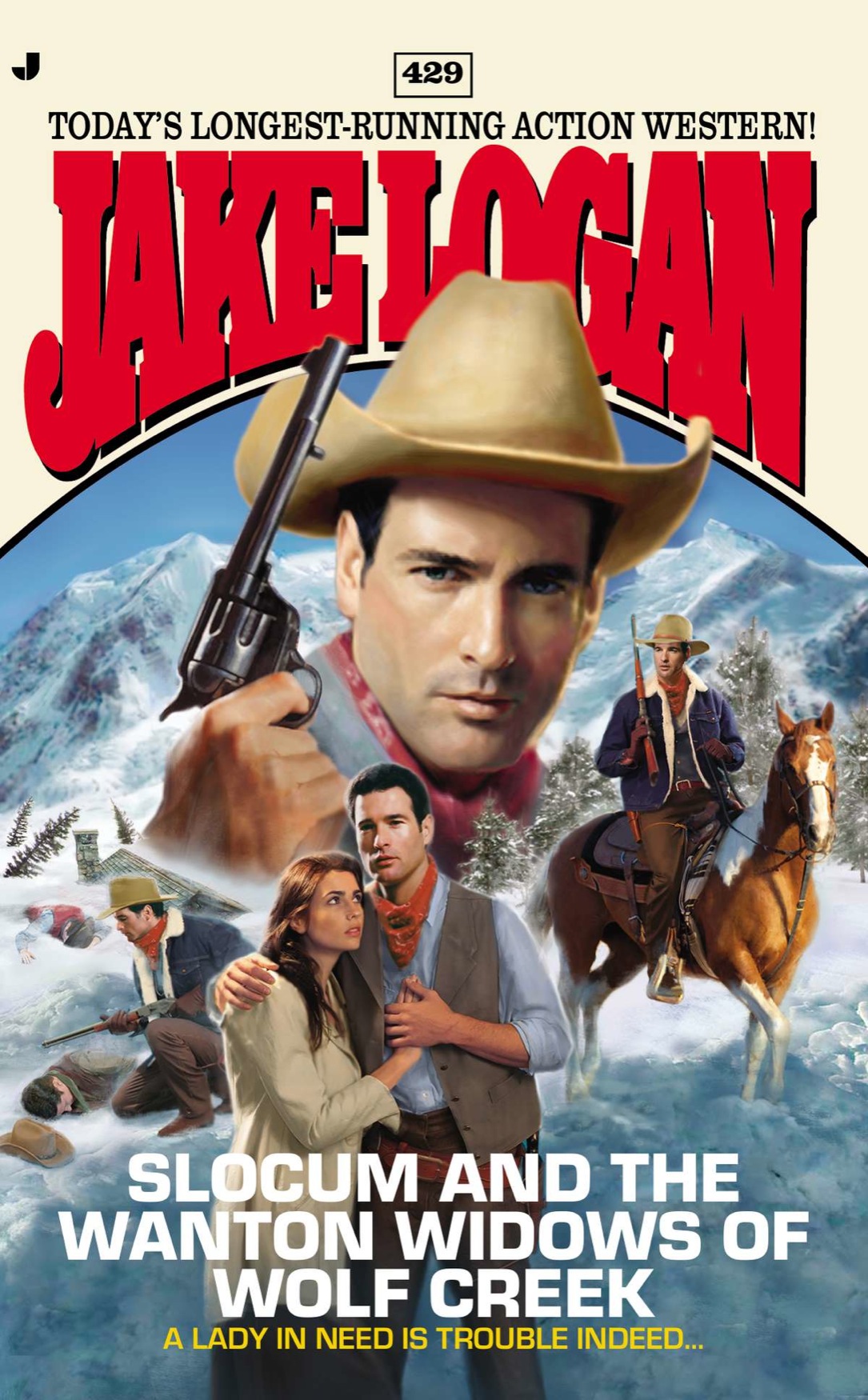 Slocum 429 Slocum And The Wanton Widows Of Wolf Creek Jake Logan