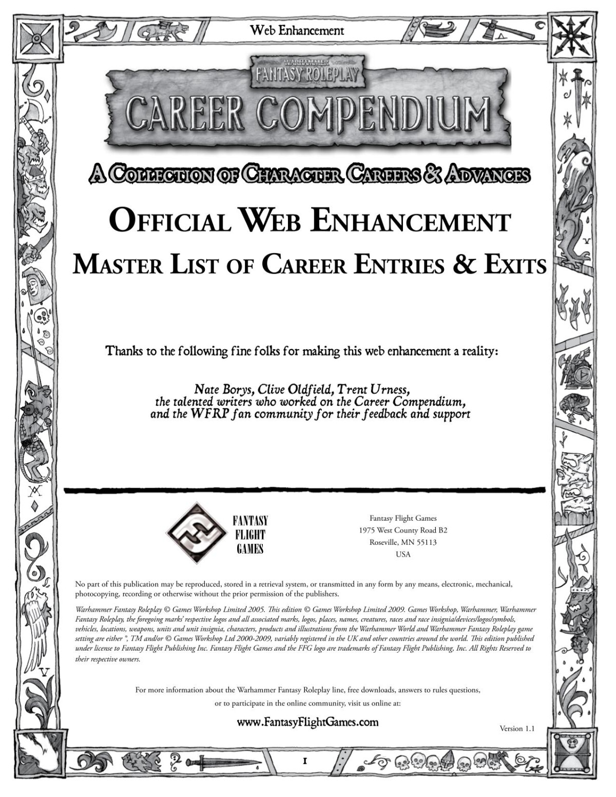 Master List Of Career Entries Exits