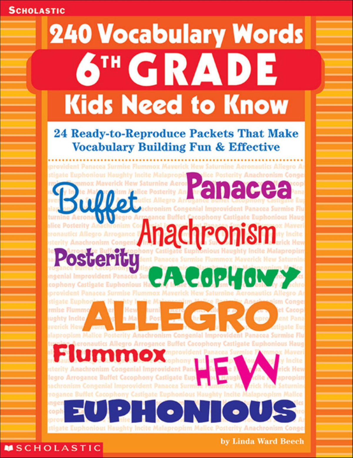 240 Vocabulary Words 6th Grade Kids Need To Know Linda Ward Beech