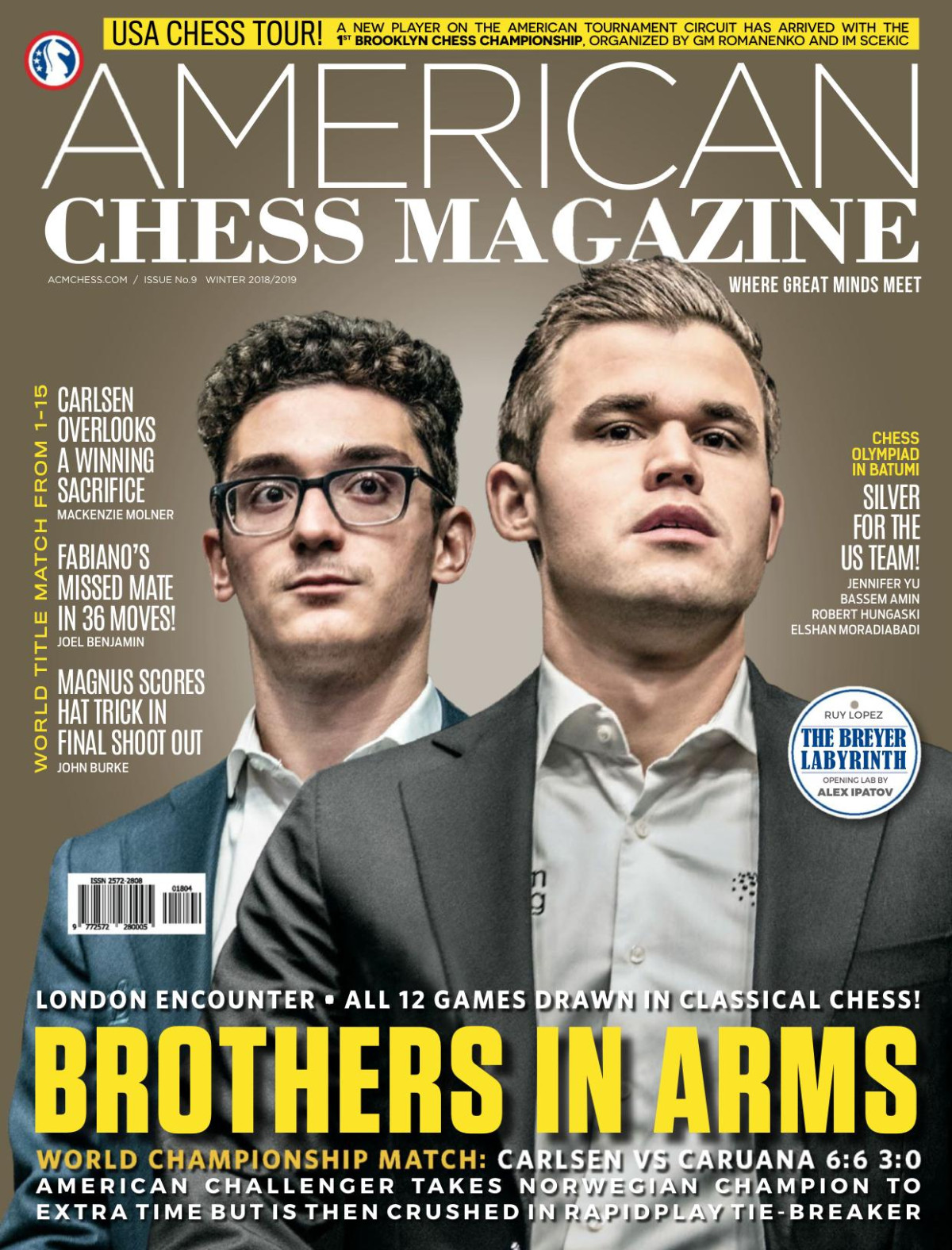 American Chess Magazine Winter 20182019 Winter American Chess Magazine