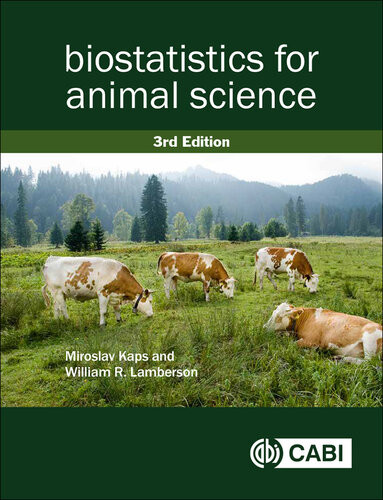 Biostatistics For Animal Science 3rd Edition Kaps Miroslav Lamberson