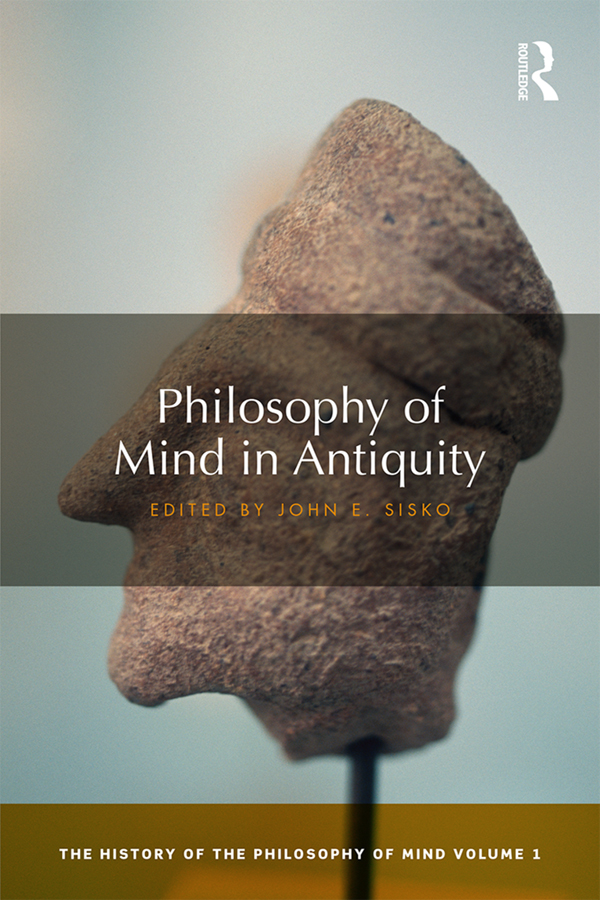 Philosophy Of Mind In Antiquity John E Sisko