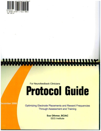 Protocol Guide For Neurofeedback Clinicians Sue Othmer