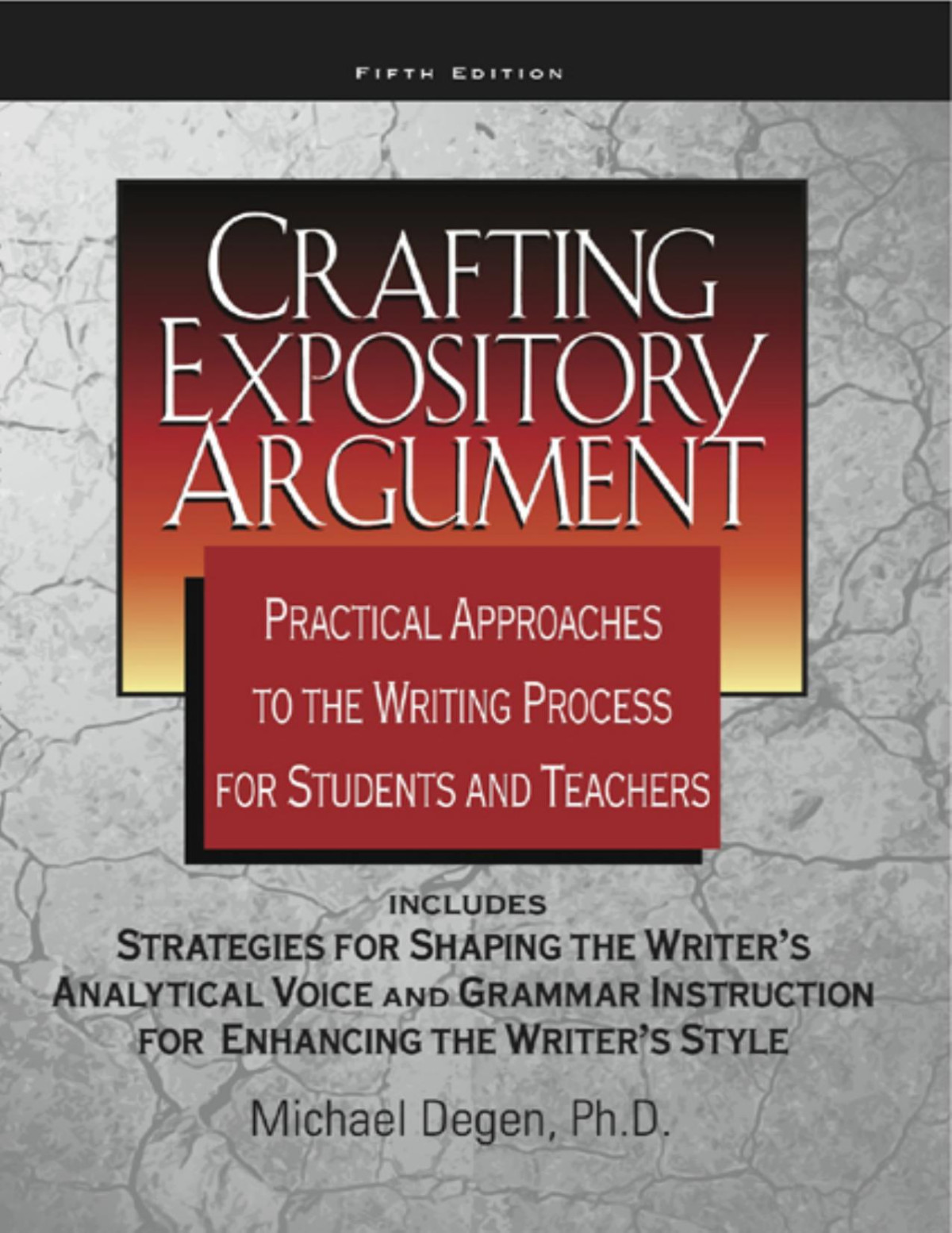 Crafting Expository Argument Michael Degen