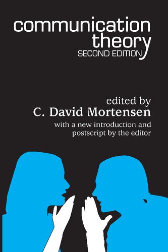 Communication Theory C David Mortensen