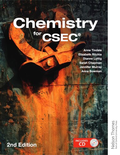 Chemistry For Csec Second Edition Anne Tindale Elizabeth Ritchie