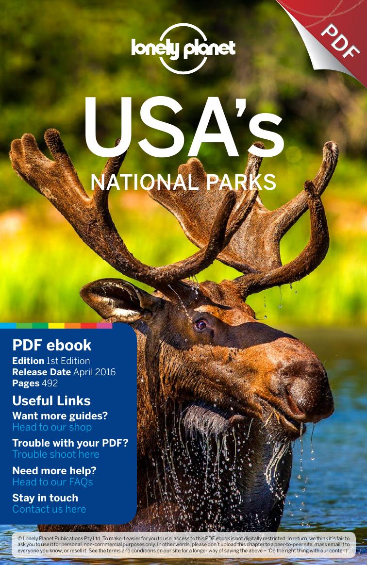 Usas National Parks 1st Edition Lonely Planet