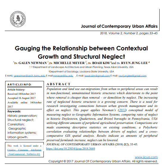 Gauging The Relationship Between Contextual Growth And Structural Neglect 2nd Edition Dr Galen Newman