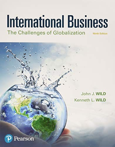 International Business The Challenges Of Globalization John J Wild
