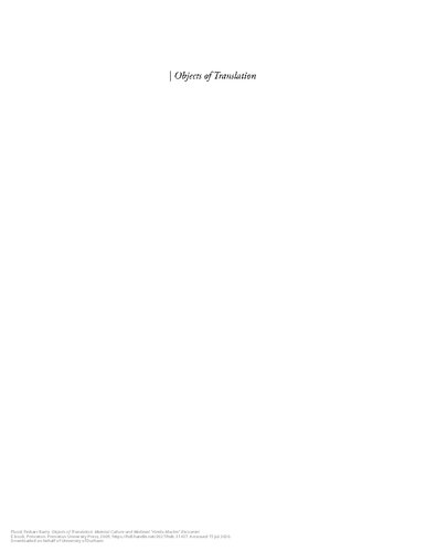 Objects Of Translation Material Culture And Medieval Hindumuslim Encounter Finbarr Barry Flood