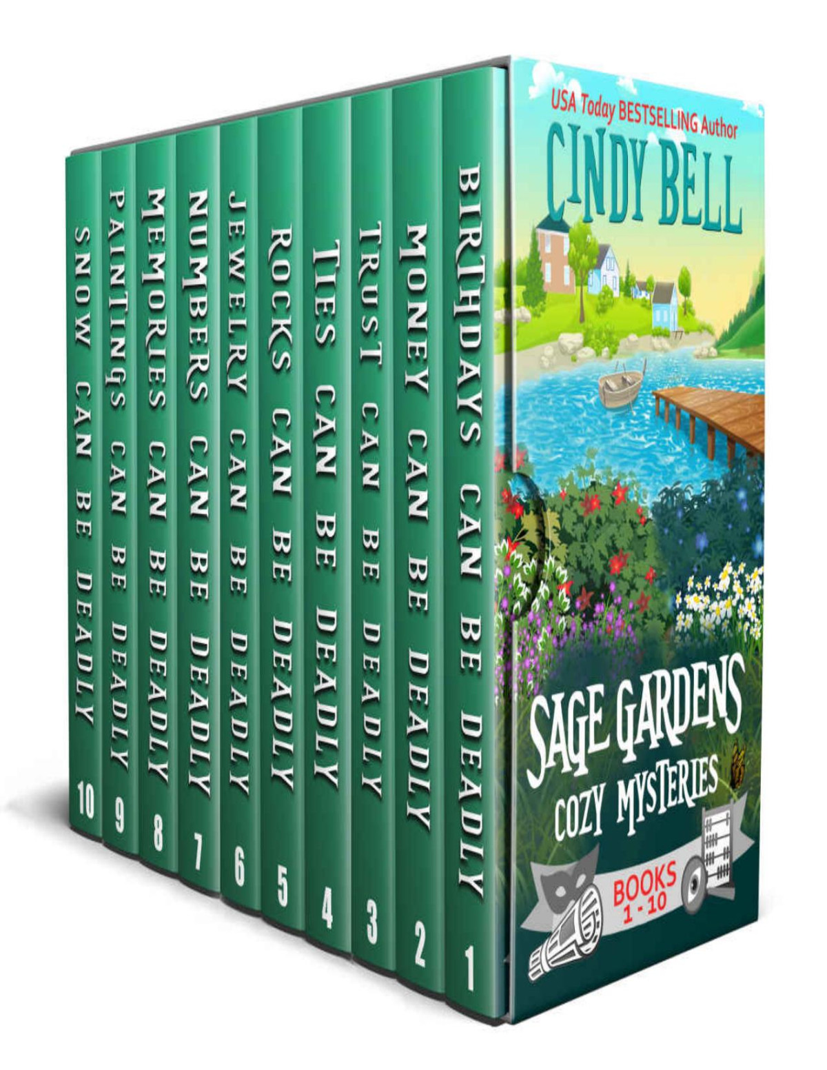 Sage Gardens Cozy Mysteries Box Set Books 1 10 Sage Gardens Cozy Mysteries 10 Book Boxed Sets Cindy Bell