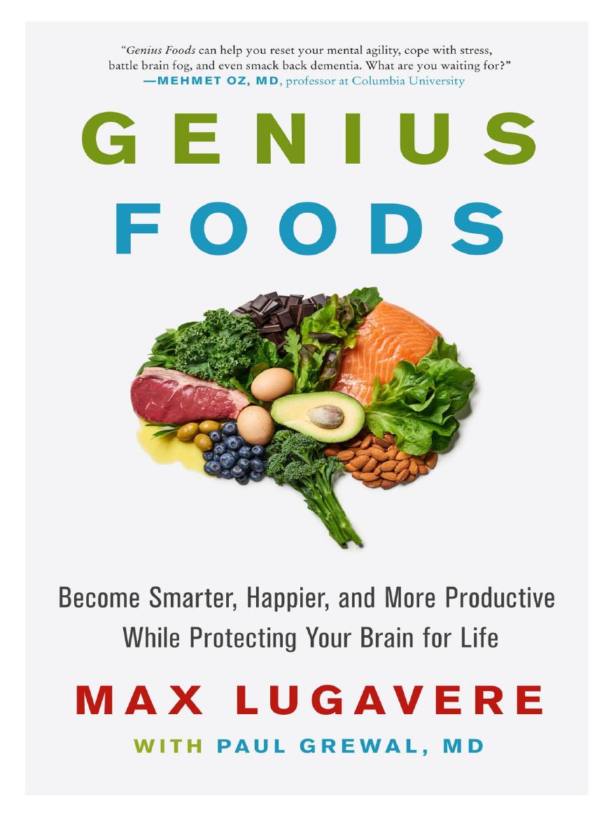 Genius Foods Max Lugavere Lugavere Max