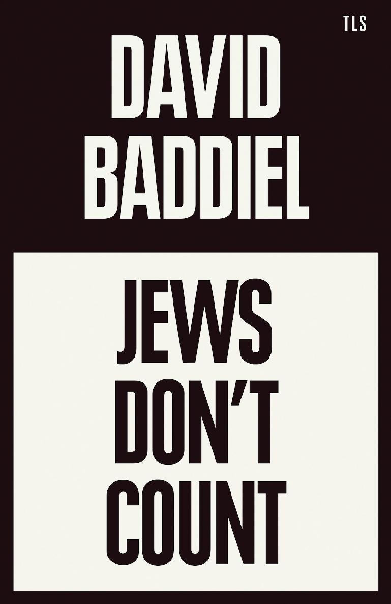 Jews Dont Count 1st Edition David Baddiel