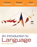 An Introduction To Language 9th Edition Victoria Fromkin