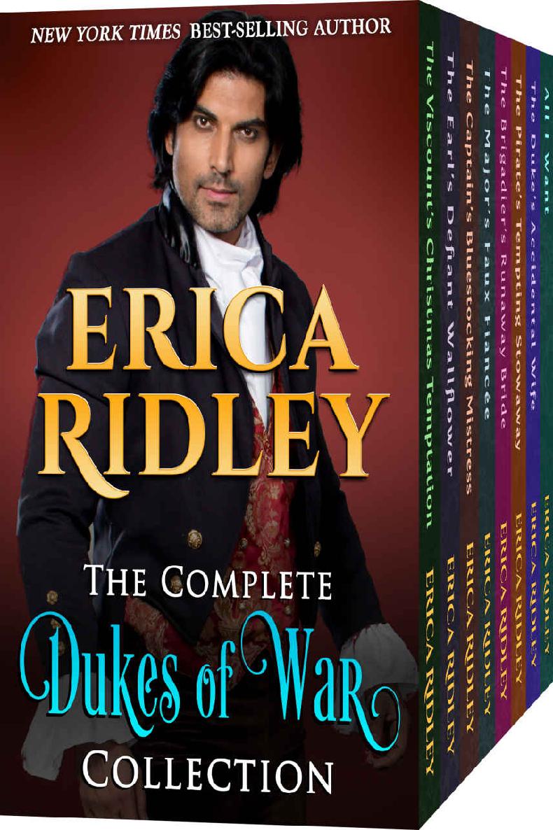 Complete Dukes Of War Collection 7 Book Regency Romance Boxed Set Dukes Of War Box Sets 3 Erica Ridley Ridley