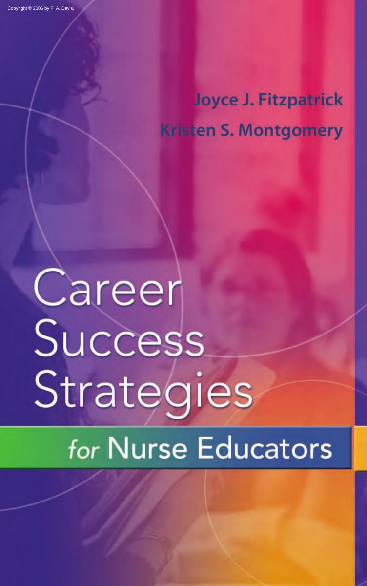 Career Success Strategies For Nurse Educators 1st Edition Fitzpatrick