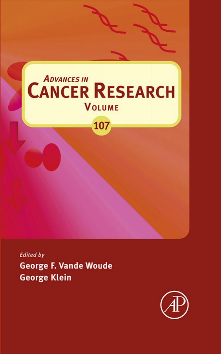 Advances In Cancer Research Klein George Vande Woude George F