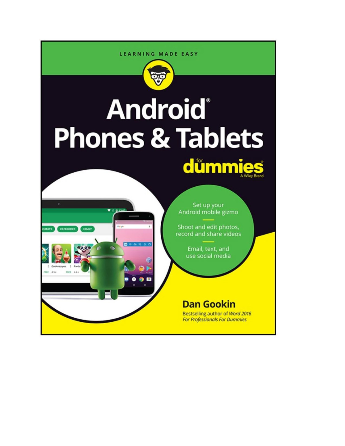 Android Phones Tablets For Dummies Dan Gookin Gookin Dan