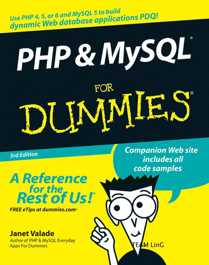 Php Mysql For Dummies 3rd Edition For Dummies Computertech 3rd Edition Valade