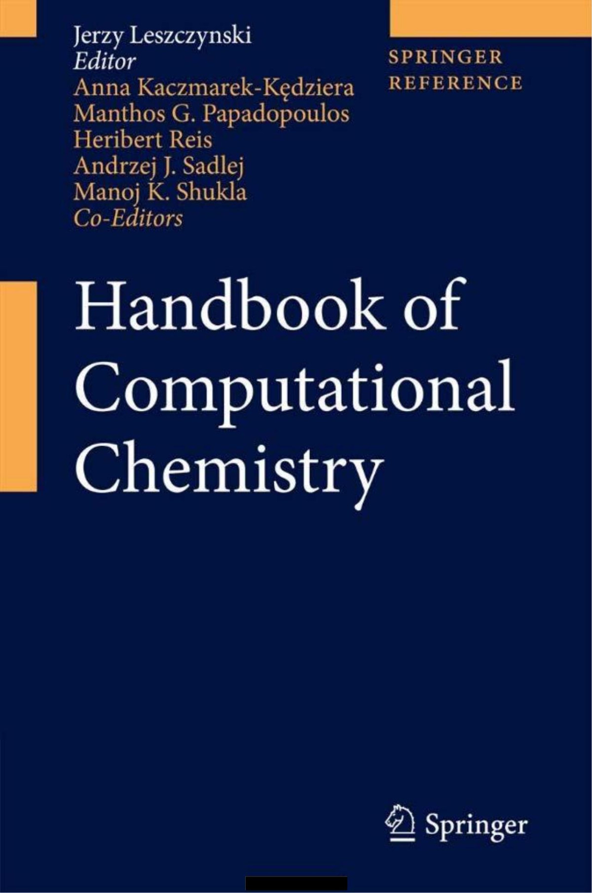 Handbook Of Computational Chemistry Unknown