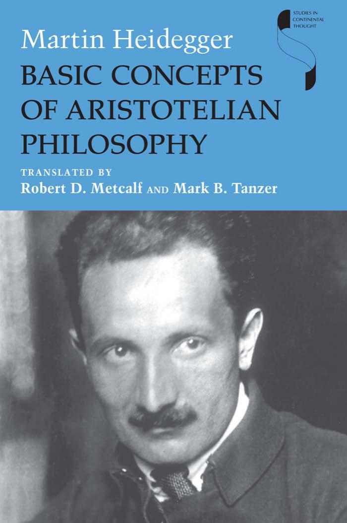 Basic Concepts Of Aristotelian Philosophy Martin Heidegger
